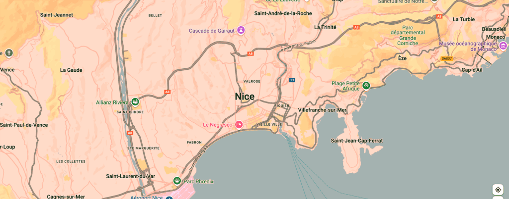 Zone d’intervention de Sinnes Automobiles – Nice et alentours - Serrurier automobile à Nice - Prendre contact avec un serrurier