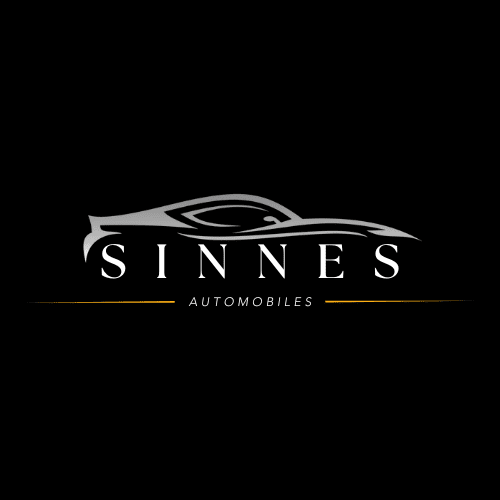 Logo Sinnes Automobiles – Version fond noir